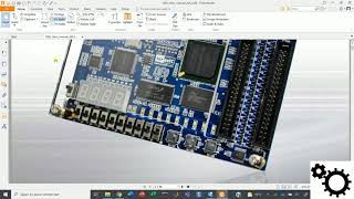 Quartus II Led Bouton VHDL [upl. by Yliah]