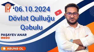 06102024DÖVLƏT QULLUĞU QƏBUL SUALLARININ İZAHI ll hissə [upl. by Asirret]