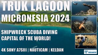 Truk Lagoon Micronesia Scuba diving the shipwreck capital of the world January 2024 [upl. by Odnanref]