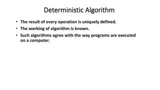 DETERMINISTIC AND NON DETERMINISTIC ALGORITHM shorts algorithm daa shortvideo [upl. by Adaiha40]