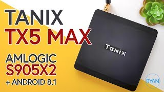 Tanix TX5 Max S905X2 REVIEW Powerful 4K Android TV Box  2019 [upl. by Welles]