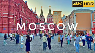 🇷🇺 This is Moscow in 2024 🪆 A Russian Summer Walk 4K HDR [upl. by Noiramaj]