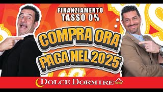 Compra ora e paga nel 2025  Dolce Dormire Genova [upl. by Michaela]