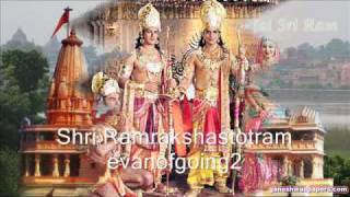 Shri Ram Raksha Stotram  Evening Mantras Lyrics in description [upl. by Nelyahs17]