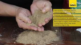 Planting Fertilisers Bone meal and Superphosphate [upl. by Nodnalb]