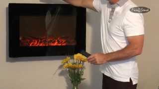 AmberGlo Wall Mounted Electric Fireplace Suite [upl. by Yvette]