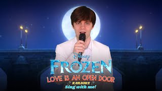 Love Is An Open Door Hans part only  Karaoke From Disneys quotFrozenquot [upl. by Purdy641]