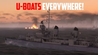 Whac a Sub  Destroyer The Uboat Hunter Career  Ep11 [upl. by Latta715]