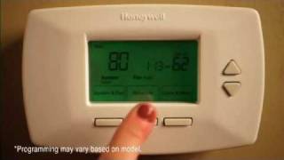 Installing Your Programmable Thermostat [upl. by Airdnola]