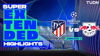 SUPER EXTENDED HIGHLIGHTS  Atlético de Madrid vs RB Leipzig  UEFA Champions League 2024  J1 [upl. by Senn]