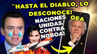 NOBOA el HIJO BOBO de LATAM VICECANCILLER se FUE DE OREJA NADIE LO SALUDO por LAMEBOTAS [upl. by Gruber]