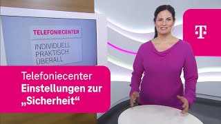 Telekom Telefoniecenter – Themenbereich „Sicherheit“ [upl. by Kathryn]