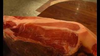 Guia de corte del Jamón Serrano Español [upl. by Fagaly]