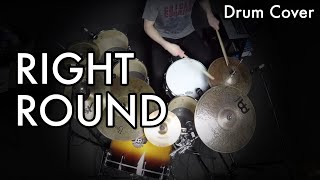 Flo Rida feat Keha  Right Round  Wojtek Deregowski Drum Cover [upl. by Cresa]