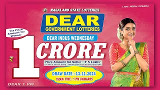 LOTTERY LIVE 1PM TODAY 13112024  Morning Nagaland Lottery Sambad LIVE [upl. by Nev480]