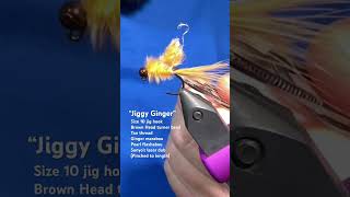 “Jiggy Ginger” Damselfly Nymph Fly Pattern  Fly Tying Tutorial [upl. by Hayott594]