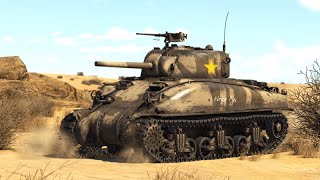 War Thunder batallas realistas M4A1 [upl. by Drye]