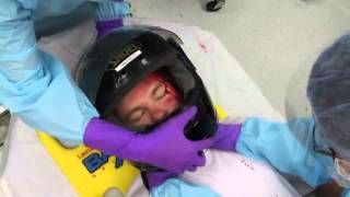 Helmet Removal How to ATLS [upl. by Fisuoy]