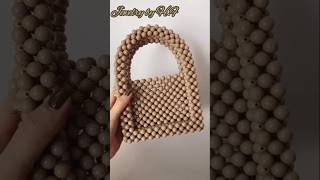 I Made a Beaded Handbag  Tutorial shorts viralshorts handbag diy [upl. by Liva]