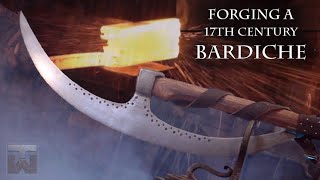 Forging a 17th Century Bardiche  Historical Build [upl. by Anwadal280]