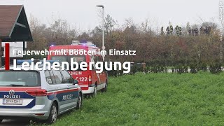 Schleißheim Leblose Person durch Einsatzkräfte aus der Traun geborgen [upl. by Niatirb]