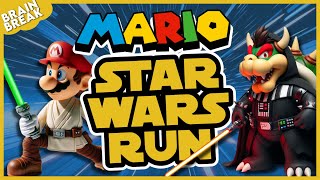 Super Mario Star Wars Run  Star Wars Brain Break  Just Dance  Freeze Dance  Danny Go Noodle [upl. by Bernete402]