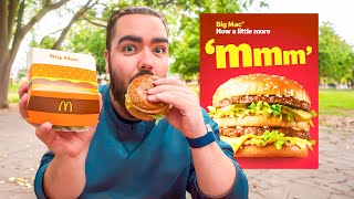 I Tried the NEW McDonalds Big Mac [upl. by Ysied]