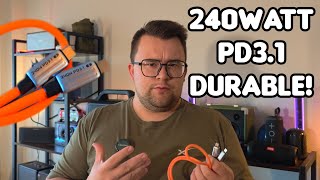 Cabletime 240W USBC Charge Cable quotFAST CHARGING AND DURABLE DESIGNquot [upl. by Tzong]