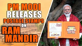 LIVE PM Modi releases Commemorative Postage Stamps on Shri Ram Janmbhoomi Mandir [upl. by Aikcir]