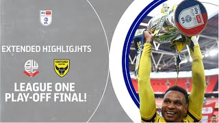 YELLOWS IN CHAMP  Bolton Wanderers v Oxford United PlayOff Final extended highlights [upl. by Imogene]