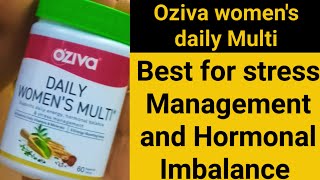 Best Multivitamin for Women  Oziva Daily Women Multivitamin Hormonal Balance [upl. by Four]