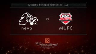 Nevo vs MUFC  Winner Quarterfinal  Dota 2 International [upl. by Guarino247]