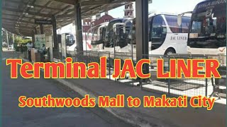 part 1 JAC LINER SOUTHWOODS MALL BINAN LAGUNA To MAKATI CITY  March 22 2021 [upl. by Spieler]