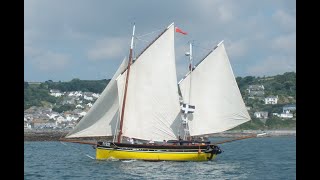 Traditional Looe Lugger sailing vessel OUR BOYS For Sale [upl. by Muscolo713]