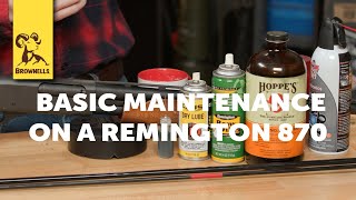 Tech Tip Remington 870 Basic Maintenance [upl. by Eidolem]