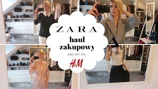 Haul zakupowy i try on ZARA HampM  sale  wyprzedaże  Beata M [upl. by Soutor]