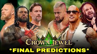 WWE CROWN JEWEL 2024 FINAL MATCH CARD PREDICTIONS 🔥  এই ম্যাচগুলো একেবারেই কনফার্ম  WRESTLE RKOTC [upl. by Nicolais]