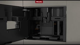 EinbauKaffeevollautomat CVA7000  Zentralauslauf reinigen I Miele [upl. by Petracca]