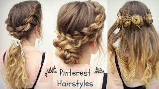 Copying Pinterest Hairstyles  Pinterest Braids  Braidsandstyles12 [upl. by Oniratac820]