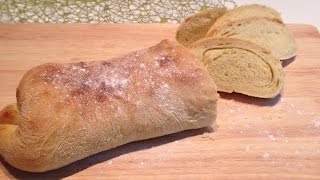 Italienisches Ciabatta Baguette Selber Machen Rezept [upl. by Namilus]