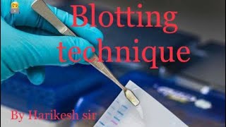 Blotting techniqueWestern blotting southern blotting and northern blotting [upl. by Gae83]