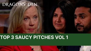 Top 3 Saucy Pitches In The Den  Vol1  Dragons Den [upl. by Hussey]