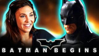 BATMAN BEGINS 2005 Movie Reaction w Coby FIRST TIME WATCHING [upl. by Palgrave95]