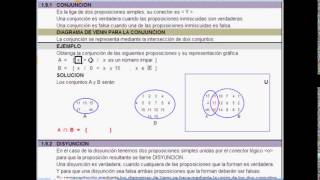 Proposiciones Lógicas Compuestas y sus Conjuntos [upl. by Nivloc]