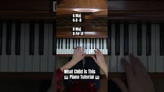 Greensleeves  What Child is This🎹 Chord Tutorial piano christmaspiano pianotutorial learnpiano [upl. by Danna]