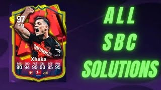 ALL SBC Xhaka  Madfut24 [upl. by Ecnerwaled248]