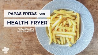 Papas Fritas usando Health Fryer de TVOFFER  OFERTEL [upl. by Kcirddot]