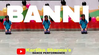 Banni Dance Performance  Kids dance video  Aman Atariyas Dance [upl. by Norted]