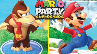 FUNNY 100 Normal Mario Party Superstars Mod [upl. by Entwistle]