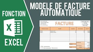 EXCEL  MODÈLE DE FACTURE AVEC SAISIE AUTOMATIQUE Et import des clients [upl. by Helsie969]